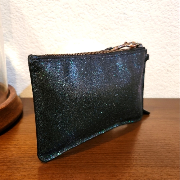 Coach Glitter Shimmer Wristlet Clutch Wallet - Picture 4 of 11